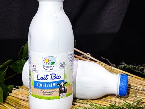 Lait BIO français demi-écrémé