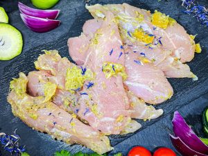 Aiguillettes de Poulet marinées Thym Citron
