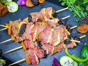 Brochette de Canard Mangue Agrumes