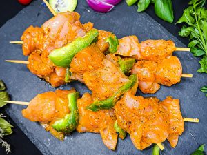 Brochette de Poulet Tomates Basilic