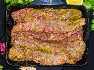 Onglet de Boeuf marinade Provencale