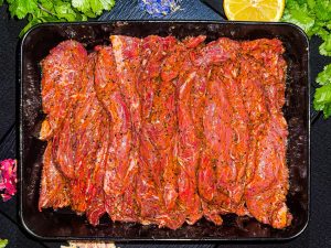 Onglet de Veau marinade Truffe