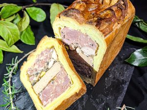 Pâté en croûte Pistaches Morilles