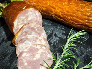 Saucisson à l'ail fumé
